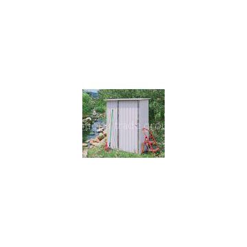 Portable Eco Friendly Mini Cream Metal Garden Shed With Deep Roll-Formed Wall Panels