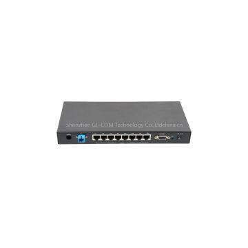 GL-E8008U 8FE PORTS ONU 1 CATV PORT EPON ONU High Quality fiber optic epon equipment FTTH Solution ONU