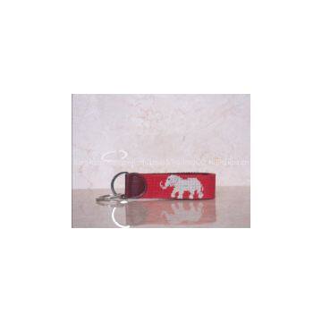 Embroidery needlepoint Key Fob