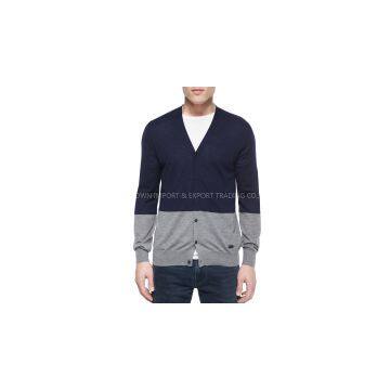 men button front cashmere cardigan