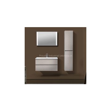 MDF +melamine Wall Hang Vanity with single Bathroom Cabinet