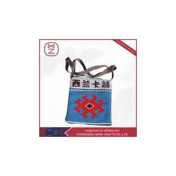 Pure Handmade Shoulder Bag High Quality Cotton Fabric Girl School Sling Bag photo-3