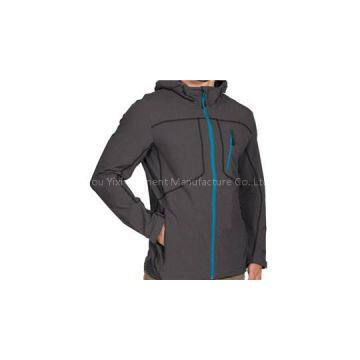 Breathable Mens Hooded Waterproof Lined Windbreaker Jackets