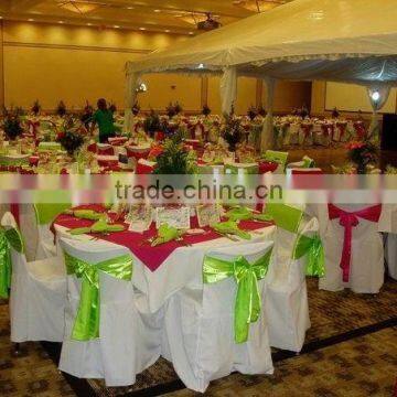 wedding chair cover polyester table linens and tablecloth for banquet and weddings