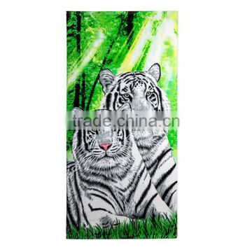 Tiger Print 100% Cotton 30"x60" beach towel