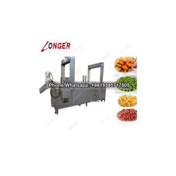 Continuous Peanut Frying Machine|Potato Chips Fryer Machine Supplier in China