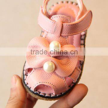 B21399A summer Baby 1-2 years Toddler shoes Baby Leather Sandals