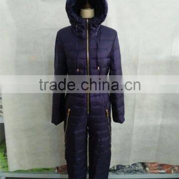 Blue jumpsuit for girls Winter Ski Jumpsuits One Piece for Skiing and Snowmobile