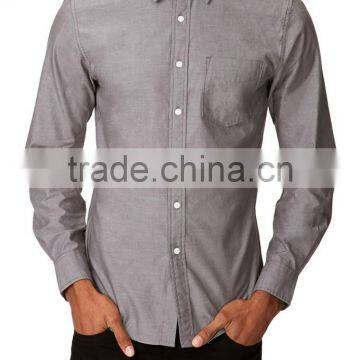 Fashion New Mens Pure Colour Luxury Mens Sexy Slim Fit Formal Shirts Tops photo-4