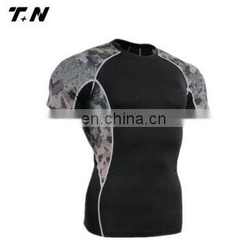 Camo compression shirts rash guard