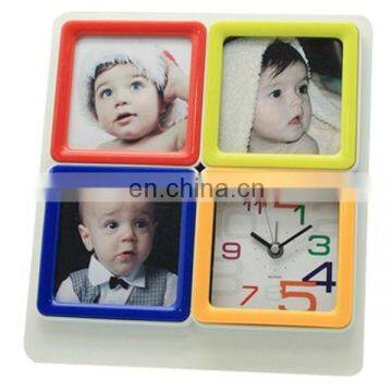 2016 Selling Well Plastic Picture Frame Ornaments Digital Garden Table Clock photo-5