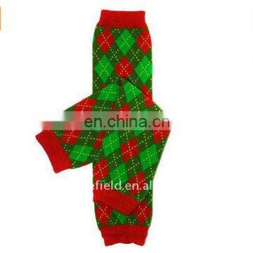 Stock! Baby Christmas Leg Warmers Argyle Leg Warmer Xmas Baby Gifts leg warmers