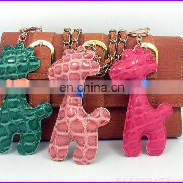 wholesale fashion women bag accessory handmade animal key chain fashion