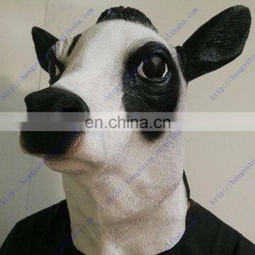 Hot Selling Items Adult Size Deluxe Quality Carnival Party Halloween Costume Rubber Latex KING Original Cow Mask