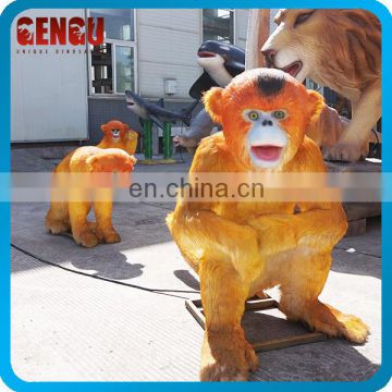 Custom High Simulation Rubber Animal Model Animatronic Monkey