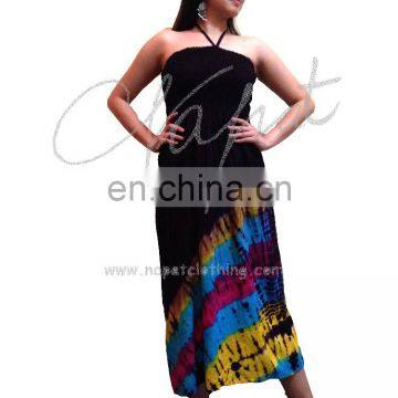 Wholesale fashion Tie dye Colorful Dress.