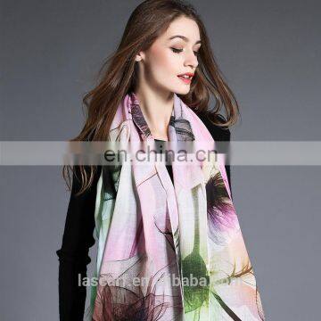 Digital Printing, Woolen Scarf for Women photo-4