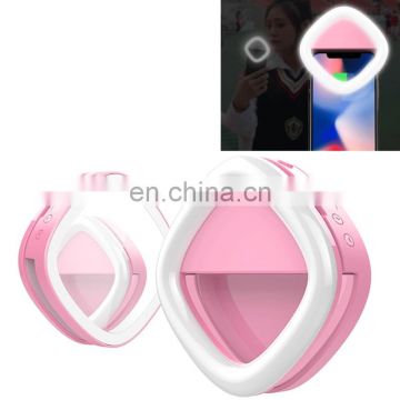 Creative Mini Selfie light,Portable Fill Light to Adjust Brightness,with Cold and Warm Light,for Selfie ,Suitable with all brand