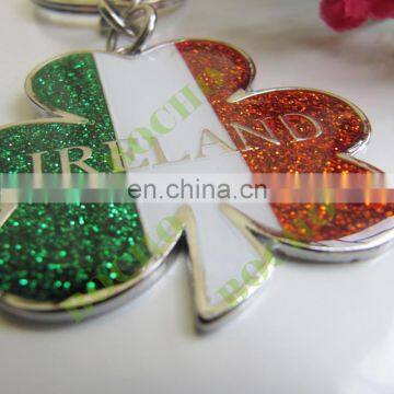 Ireland metal keyring