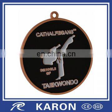 custom 3d zinc alloy taekwondo medal