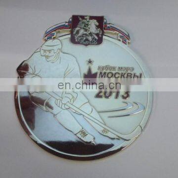 custom make skating/skiing medal, Metal Sports Medal,Medal Ribbon For Souvenir Crafts military sport medal