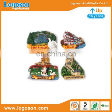 Tourist Souvenirs Tinplate Resin Fridge Magnet For Bulk Sale