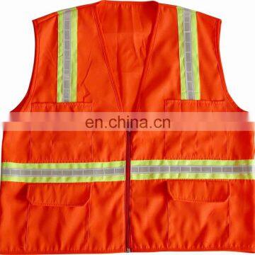 High Visibility Green Safety Vest With Reflective Safety Vest Roadway HI Viz Cheaping Hot Sale photo-3