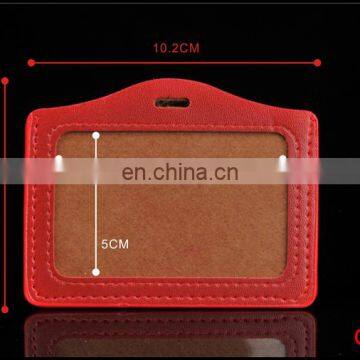 Factory Supply Good Quality Leather Name ID Card Holder photo-5
