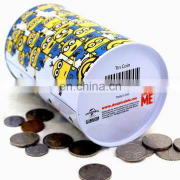 Empty Money Coin Metal Tin Box/custom Printed Money Tin photo-6