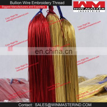 Multi Color French Bullion Metal Thread