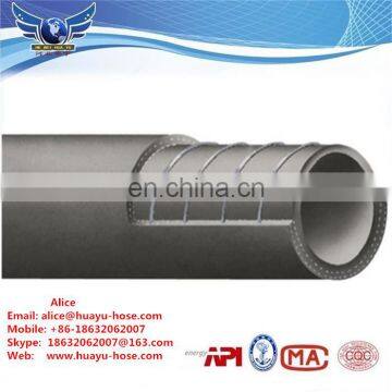 Steel wire spiral heavy duty rubber suction and discharge hose