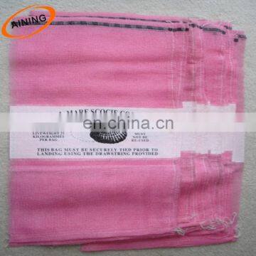 Durable Using Life Poly Raschel Woven Mesh Net Bags for Vegetables Eggplant