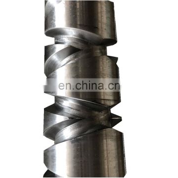 drilling screw thread round rod forging fabrication precision fabrication 40cr iron bar