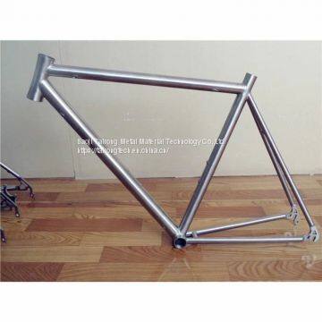 High light weight GR9 Titanium road bike bicycle frame in stock