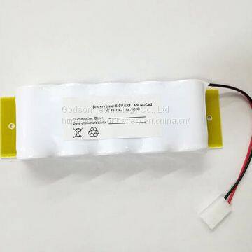 Rechargeable Emergency Light Battery Ni-Cd Battery Pack D4000mAh 6V