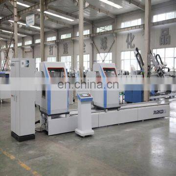 LJZ2X-CNC-500*4200 Aluminium Profile Heavy Duty CNC Double Head Cutting Machine