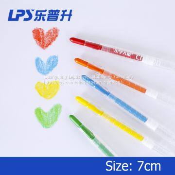 LPS Stationery New Supplies PP Box Pack Colorful Non-Toxic Twistable Crayon Set photo-3