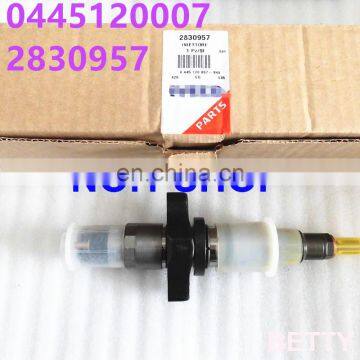 100% genuine and brand new  common rail injector 0445120007 , 1405332 , injector 0 445 120 007