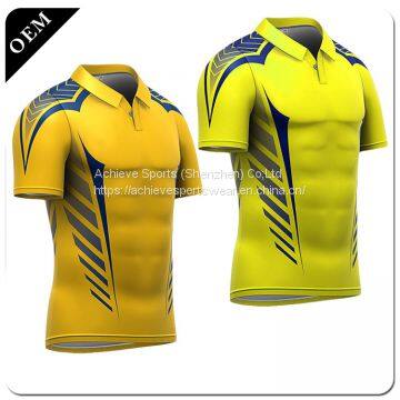 Polyester Sporting Cricket Jerseys Sublimated photo-5