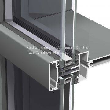 Aluminum Profile for Curtain Wall Insulation Board Accessories Aluminum Window Frames photo-5