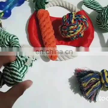 china wholesale cotton ropes for dogs chewing pet rope toys