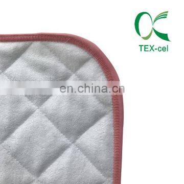 Tex-Cel Suzhou Pink Baby Bed Pad Quilted Bamboo Terry Cloth Waterproof Changing Pad Liners photo-5