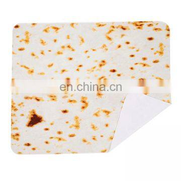 Mexican Pancakes Blanket Throw Blanket Flannel Fleece Burritos Tortilla Blanket photo-2