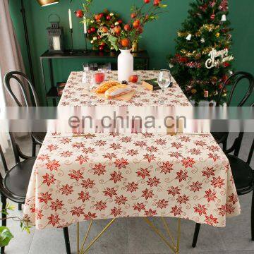 Wholesale Simple Design Restaurant Table Cloth Christmas Tablecloths photo-5