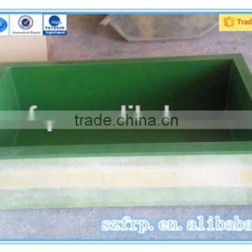 Fiberglass reinforced plastic aquaculture fish tanks