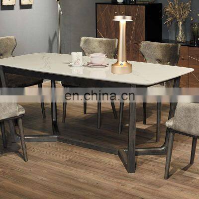 New Style Dumbbell Aluminium Table Lamp USB Rechargeable LED Cordless Restaurant Table Lamp photo-3