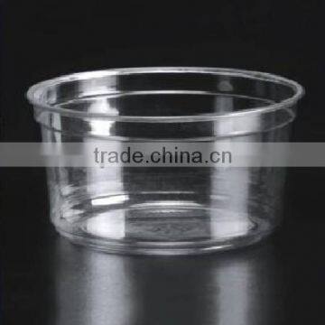 360ML plastic cold cup for salad bowl 12OZ