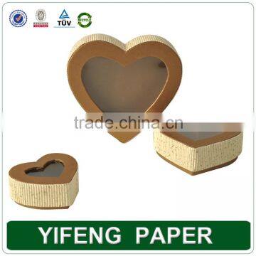 China Factory Wholesale Heart Shaped Chocolate Box Paper Chocolate Packaging Box photo-3