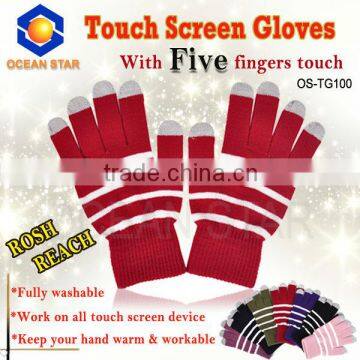 Cony Hair Touch Gloves