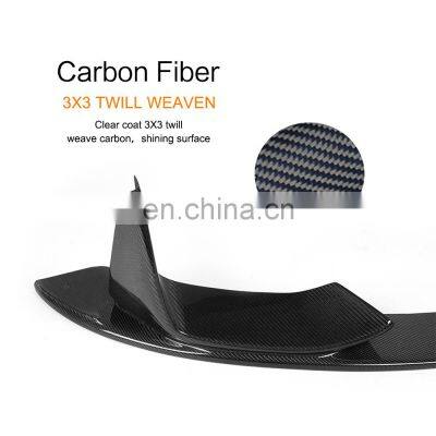 F82 M4 Bumper Carbon Fiber Front Lip Splitters for BMW M4 M3 14-17 photo-4